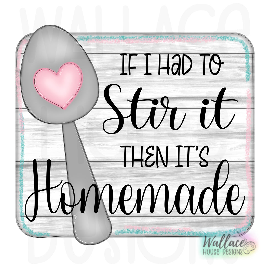 If I Had to Stir It Spoon Frame Printable Template