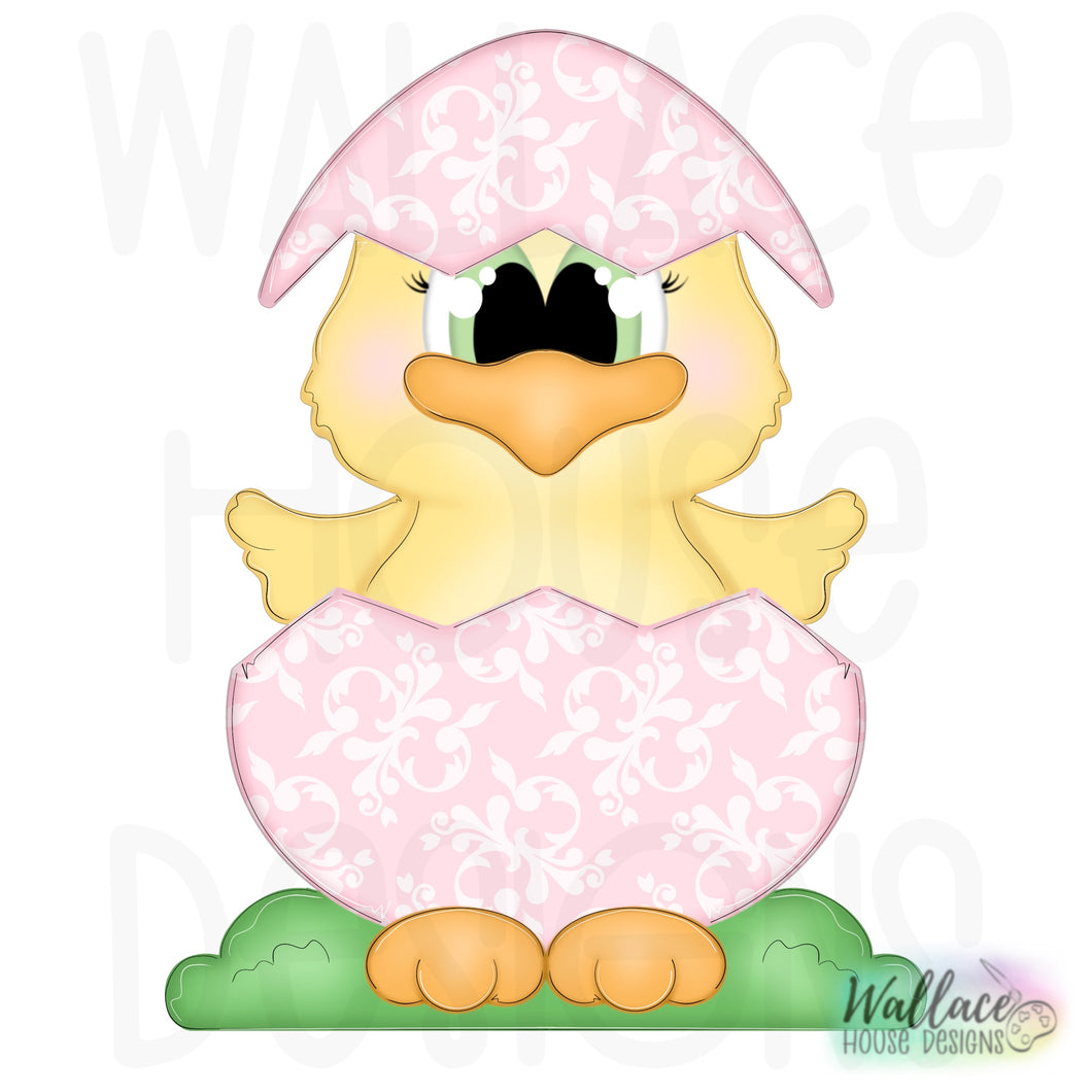 Easter Egg Chick Surprise Printable Template
