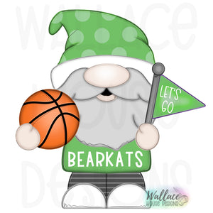 Basketball Gnome Printable Template
