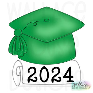 Graduation Hat Diploma Printable Template