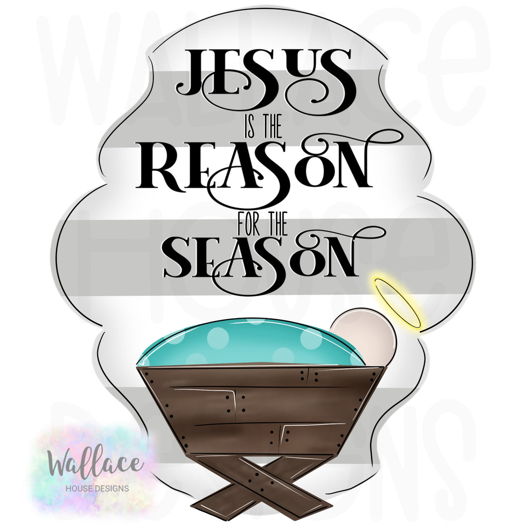 Jesus is the Reason for the Season Frame Printable Template