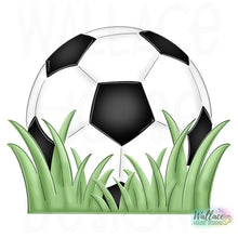 Load image into Gallery viewer, Soccer Ball in the Grass JPEG
