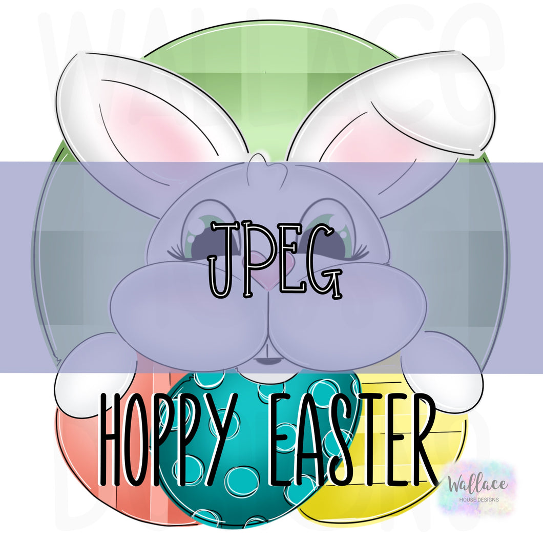 Hoppy Easter Bunny JPEG