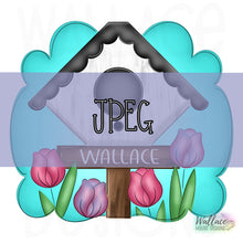Load image into Gallery viewer, Tulip Birdhouse JPEG
