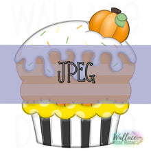 Load image into Gallery viewer, Halloween Cupcake JPEG
