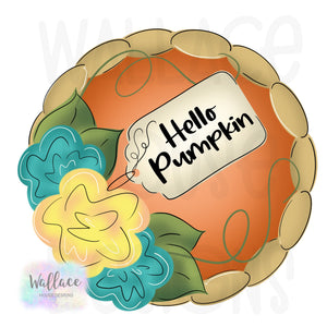 Hello Pumpkin Pie Printable Template