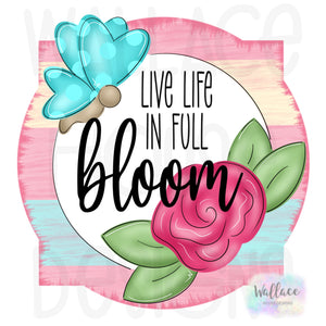 Life in Full Bloom Printable Template
