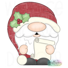 Load image into Gallery viewer, Santa‘s List Gnome JPEG
