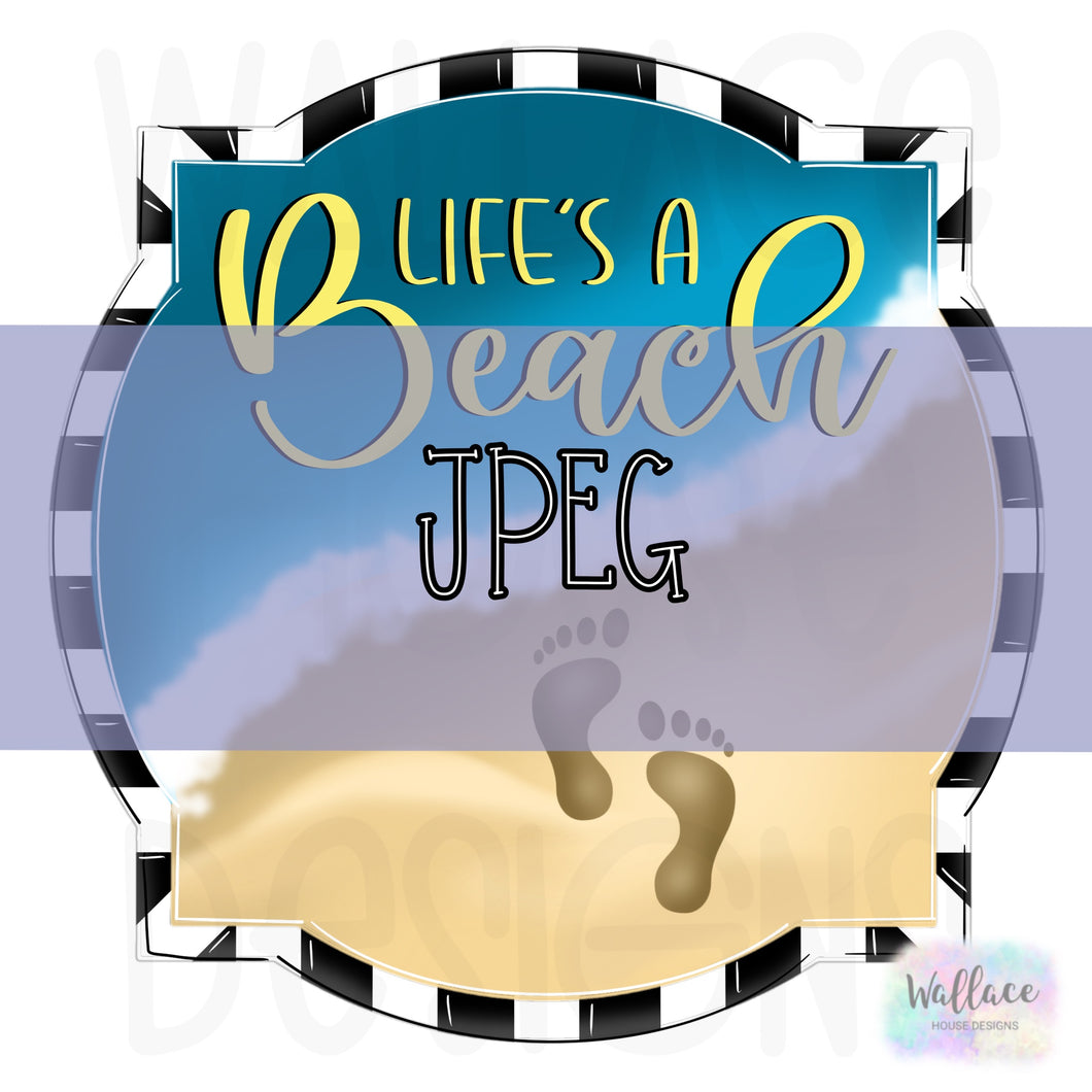 Life’s a Beach Quatrefoil JPEG
