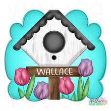 Load image into Gallery viewer, Tulip Birdhouse JPEG
