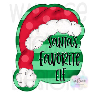 Santa’s Favorite Elf Hat Printable Template