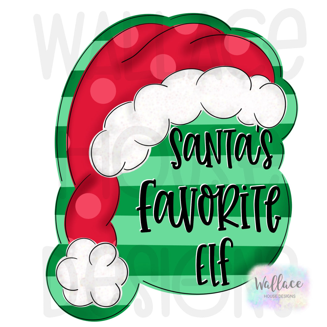 Santa’s Favorite Elf Hat Printable Template