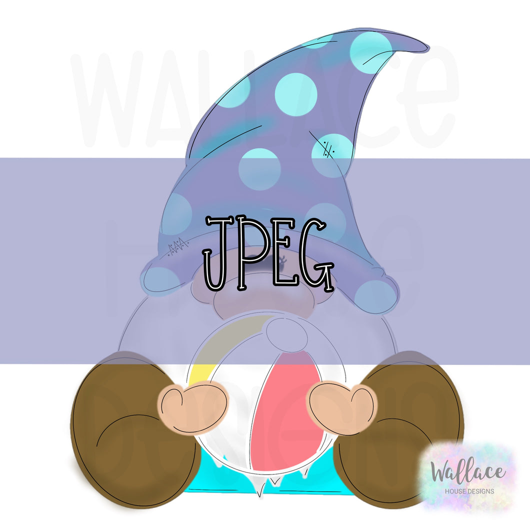 Beach Ball Gnome JPEG