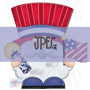 Firecracker Patriotic Gnome JPEG