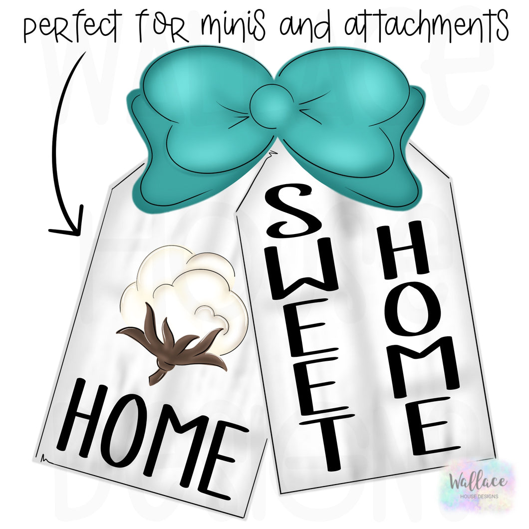 Home Sweet Home Double Tag Cotton Printable Template