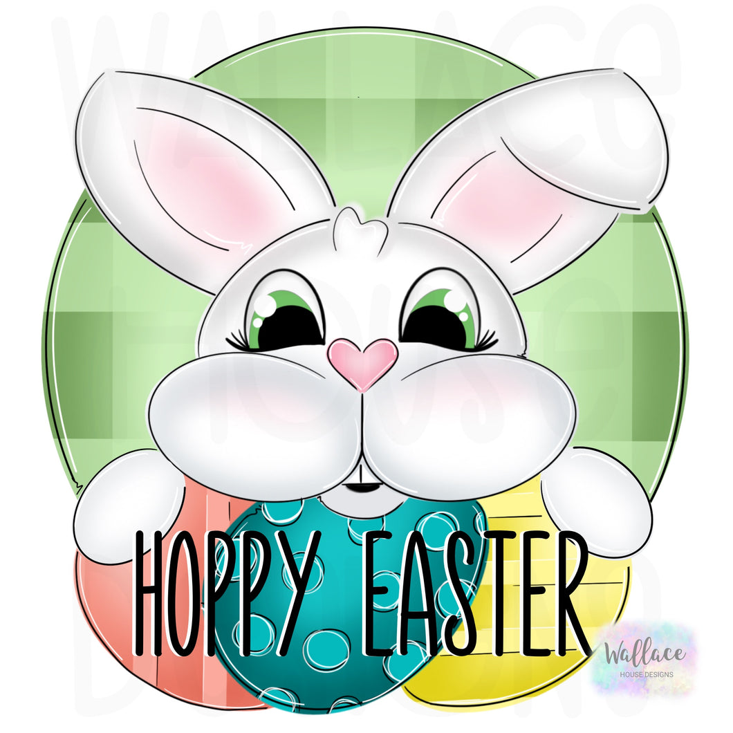 Hoppy Easter Bunny Printable Template