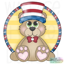 Load image into Gallery viewer, Patriotic Teddy Bear JPEG
