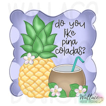 Load image into Gallery viewer, Pina Colada Pineapple Frame JPEG

