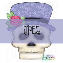Load image into Gallery viewer, Top Hat Skull JPEG
