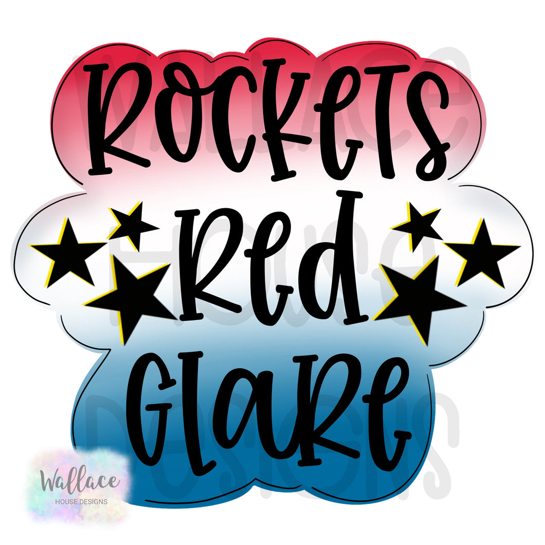 Rockets Red Glare Printable Template