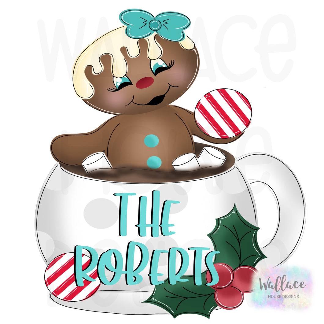 Peppermint Lizzy Hot Cocoa Printable Template