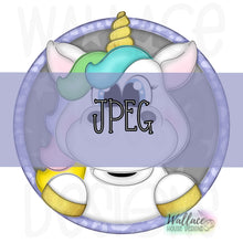 Load image into Gallery viewer, Peekaboo Unicorn JPEG
