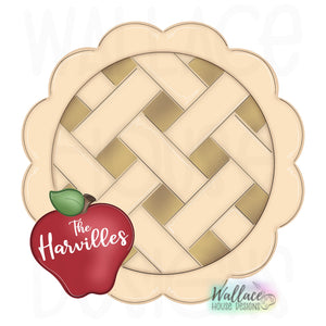 Harvest Apple Pie Printable Template