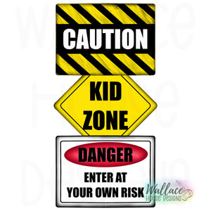 Kid Zone Caution Sign JPEG
