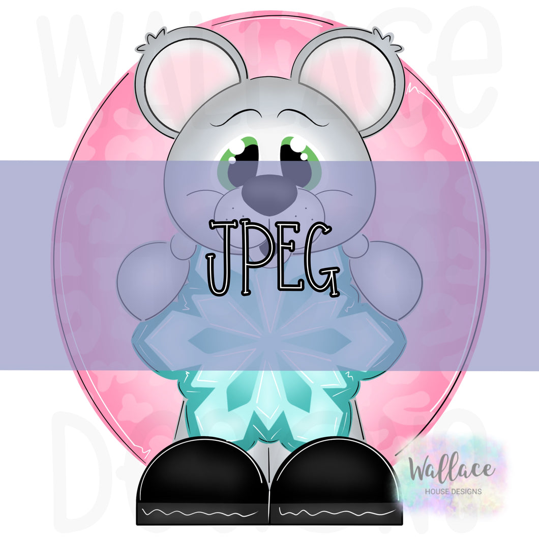 Snowflake Mouse JPEG