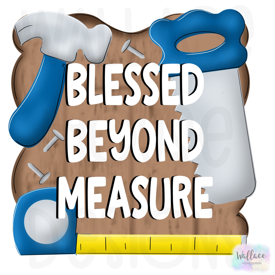 Blessed Beyond Measure Tool Set Printable Template