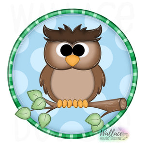 Woodland Owl Printable Template