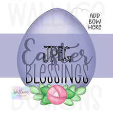 Load image into Gallery viewer, Easter Blessings Floral Egg JPEG
