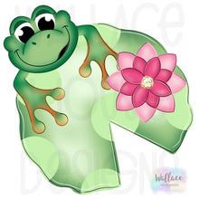 Load image into Gallery viewer, Frog Lily Pad JPEG
