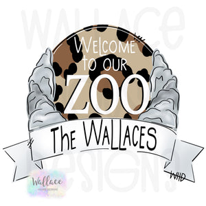 Welcome to Our Zoo Printable Template
