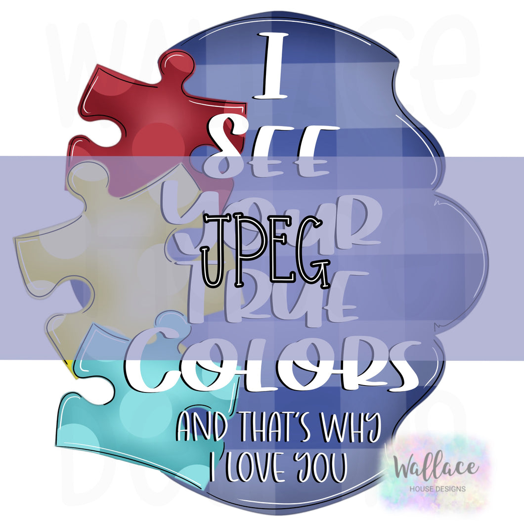 I See You True Colors Puzzle Frame JPEG