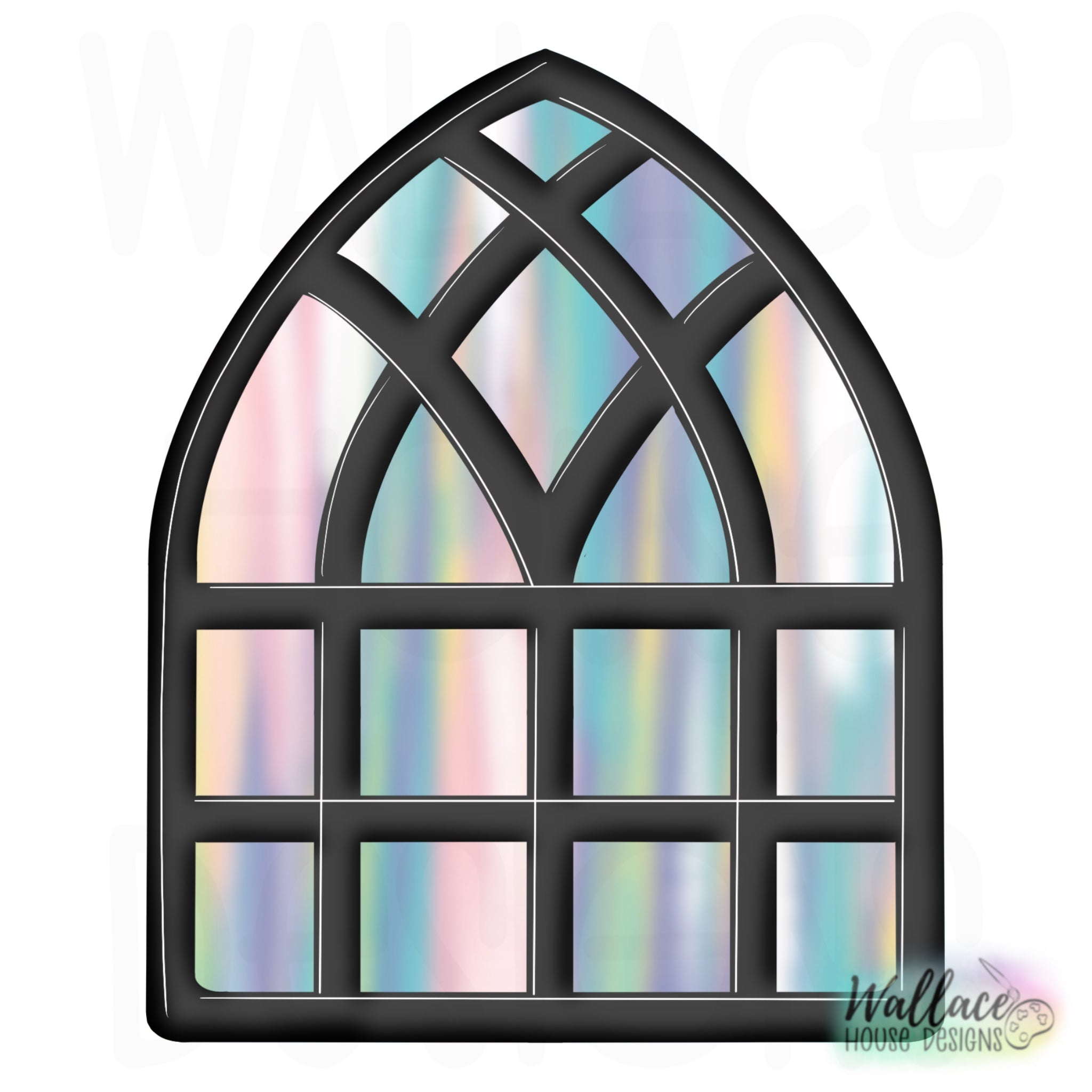 arched church windows template