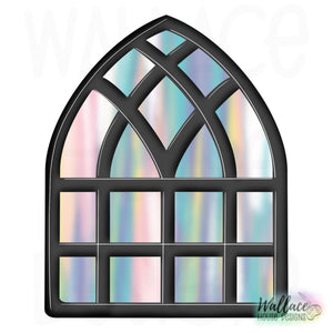 Stained Glass Window Printable Template