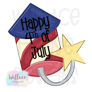 Happy 4th of July Printable Template