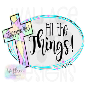 All The Things Printable Template