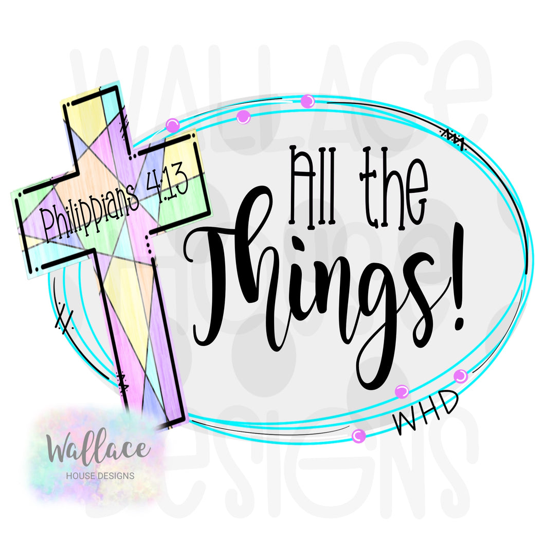 All The Things Printable Template