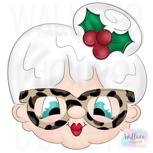 Mrs. Claus (Traditional) Printable Template