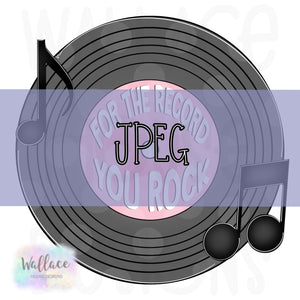 You Rock Music Record JPEG