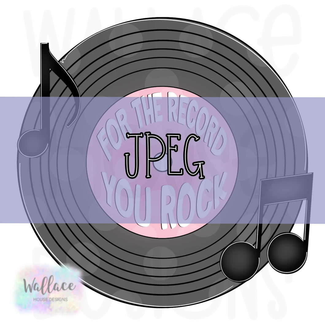 You Rock Music Record JPEG