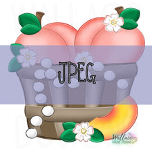 Load image into Gallery viewer, Peaches and Pearls Basket JPEG
