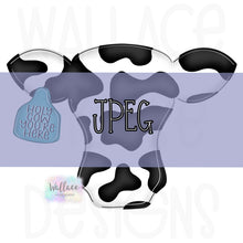 Load image into Gallery viewer, Cow Head with Tag (2pc) JPEG
