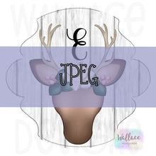 Load image into Gallery viewer, Baby Deer Floral Frame JPEG
