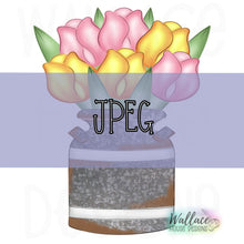 Load image into Gallery viewer, Farmhouse Tulip Bouquet JPEG
