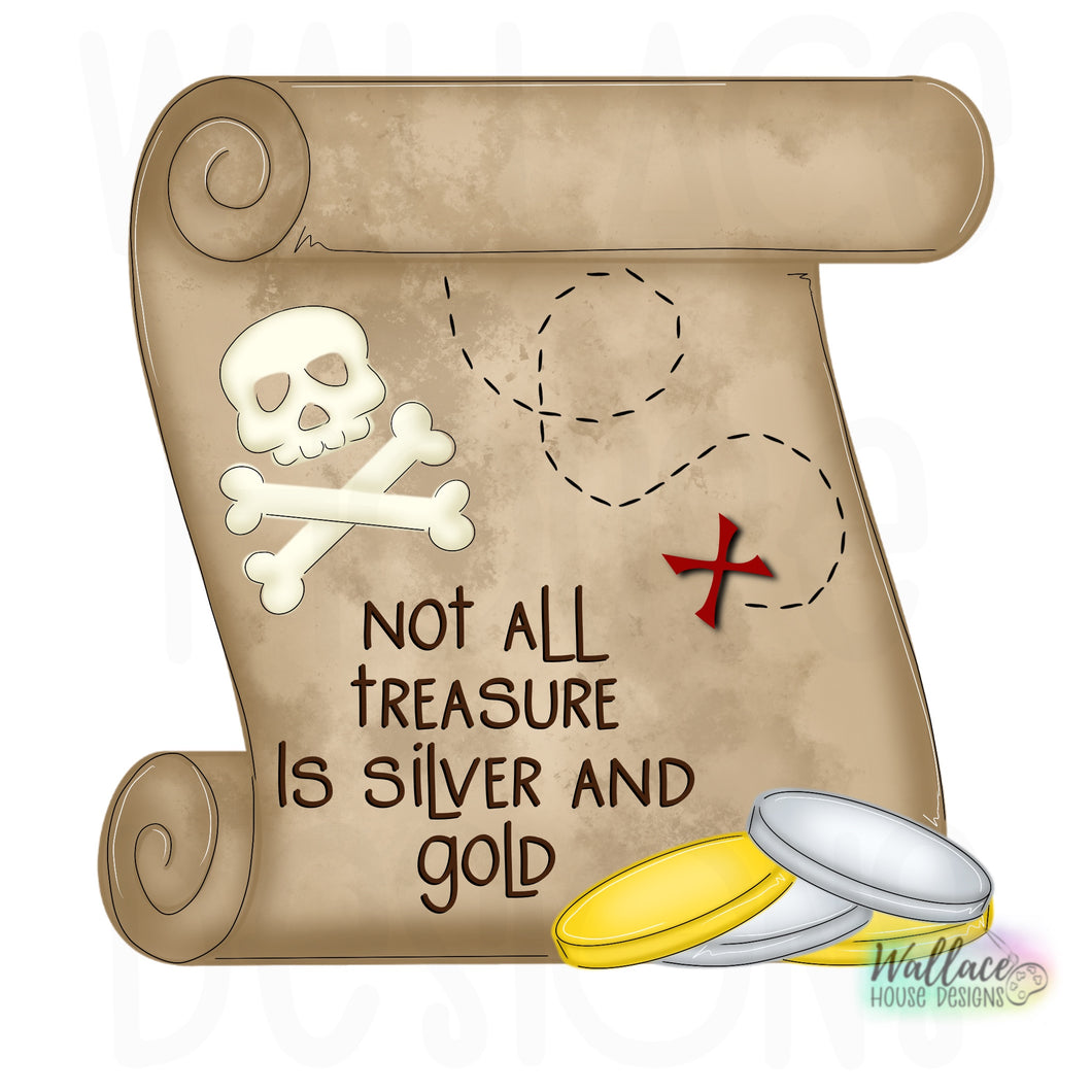 Pirate Treasure Map Printable Template