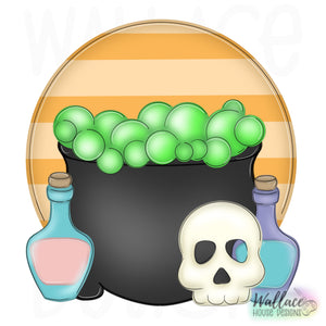 Witches Brew Cauldron Printable Template