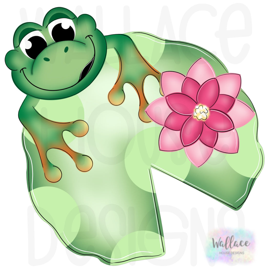 Frog Lily Pad Printable Template